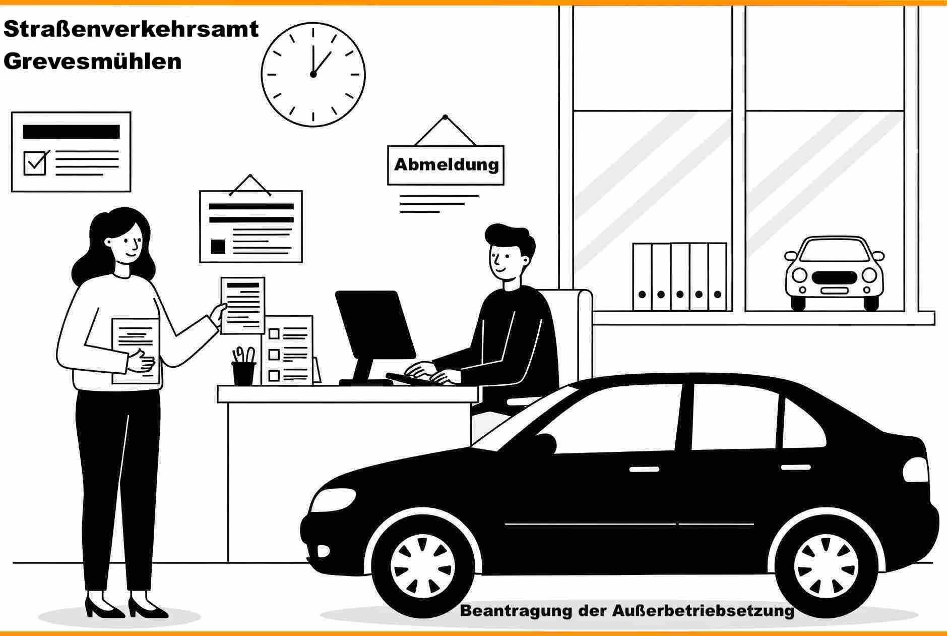 Beantragung der Außerbetriebsetzung - persönlich vor Ort in Grevesmühlen