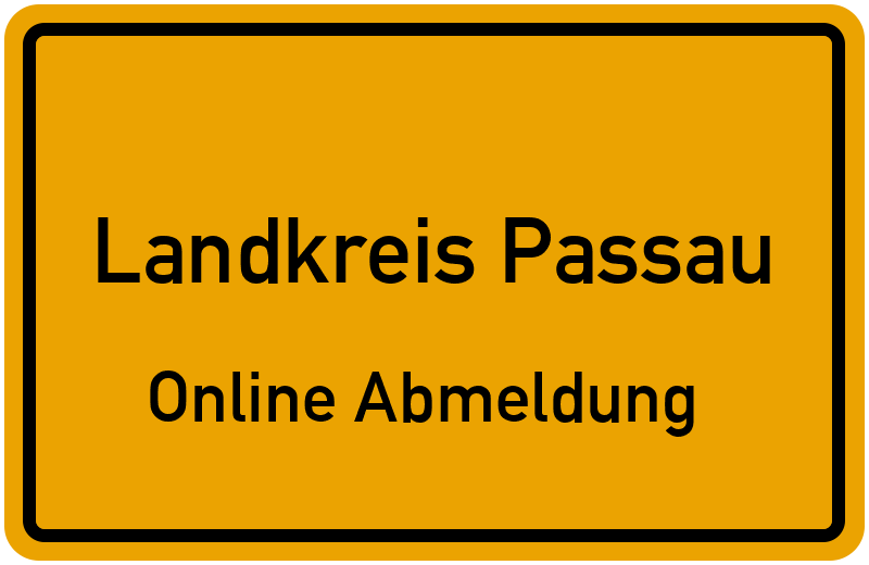 Online Abmeldung für Landkreis Passau