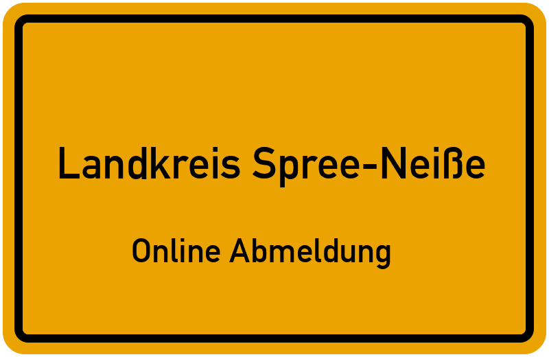 Online Abmeldung für Landkreis Spree-Neiße