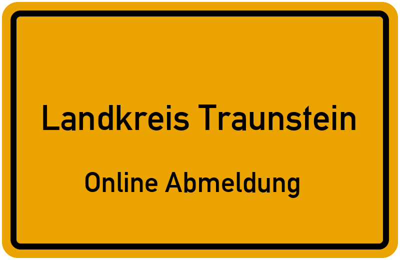 Online Abmeldung für Landkreis Traunstein