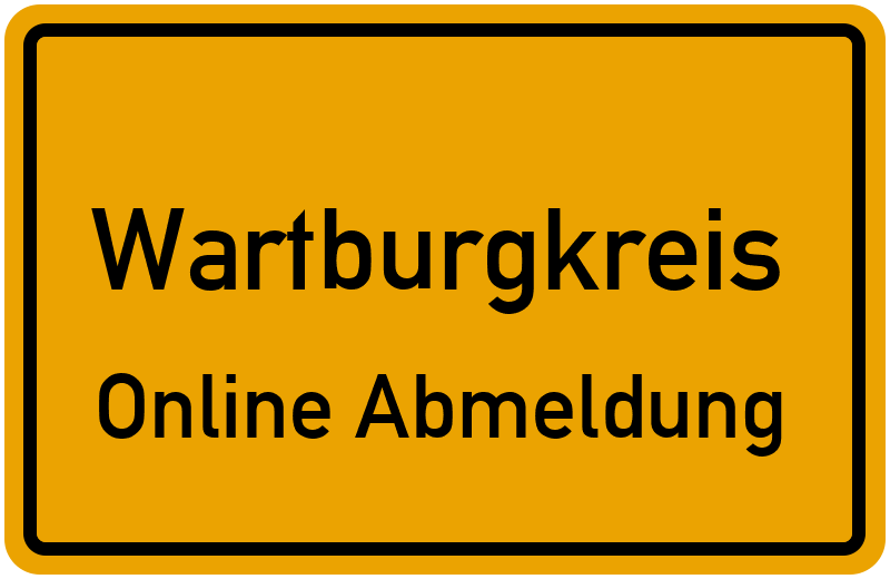 Online Abmeldung für Wartburgkreis