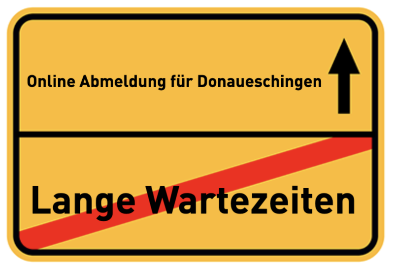 Sparen Sie sich den Behördengang in Donaueschingen, und erledigen die Abmeldung ihres Fahrzeuges online.
