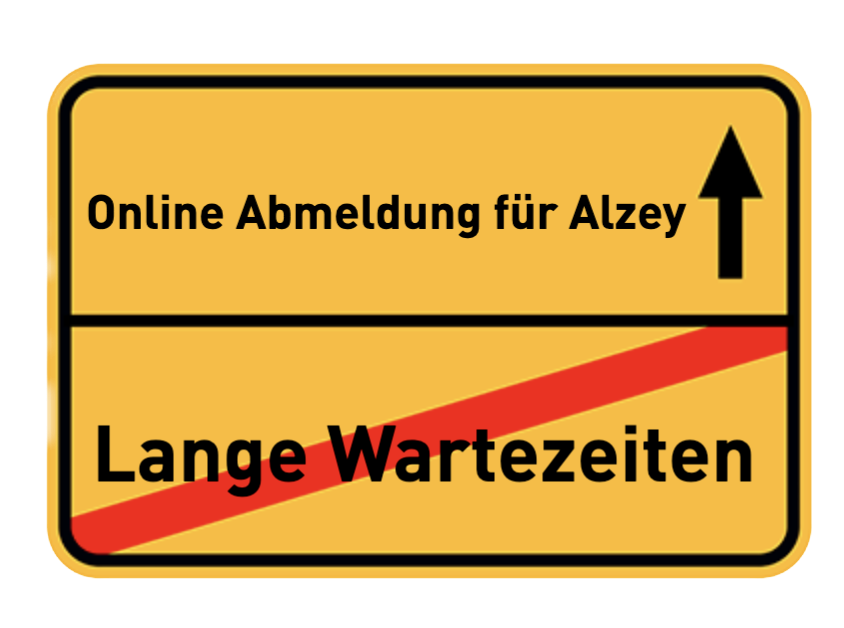 Online Abmeldung für Alzey