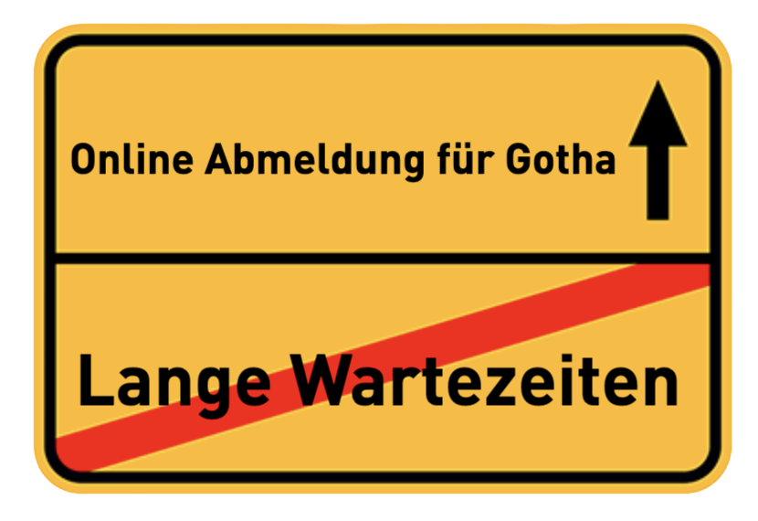 Online Abmeldung für Gotha