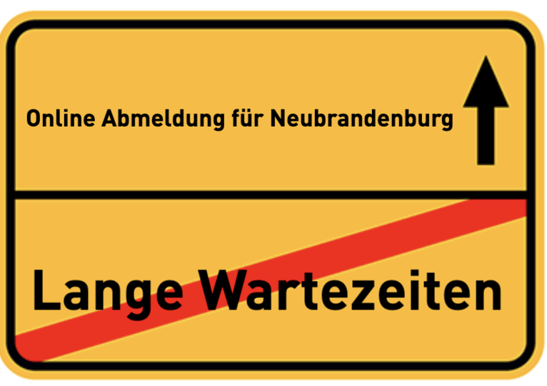 Ortsschild für Neubrandenburg