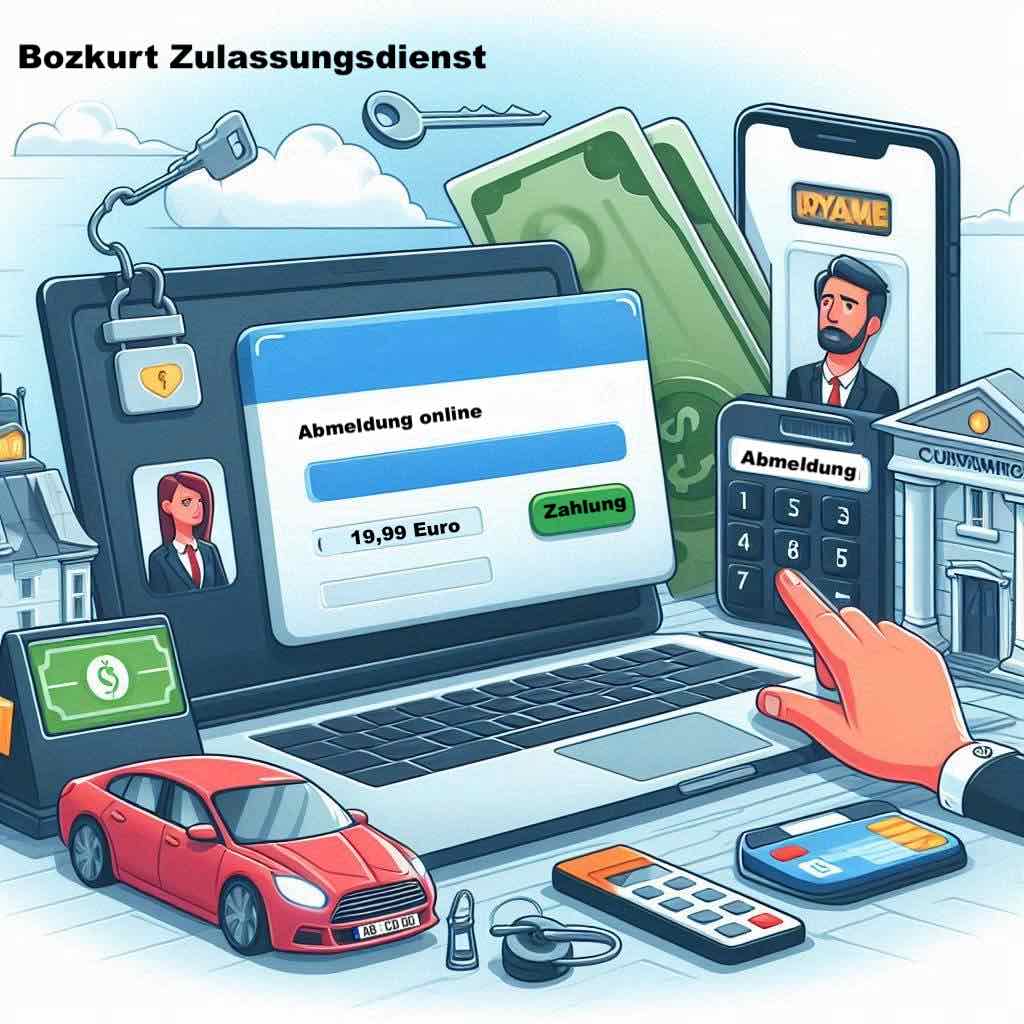 Zahlungsmöglichkeiten bei Bozkurt Zulassungsdienst - Online Kfz abmeldung
