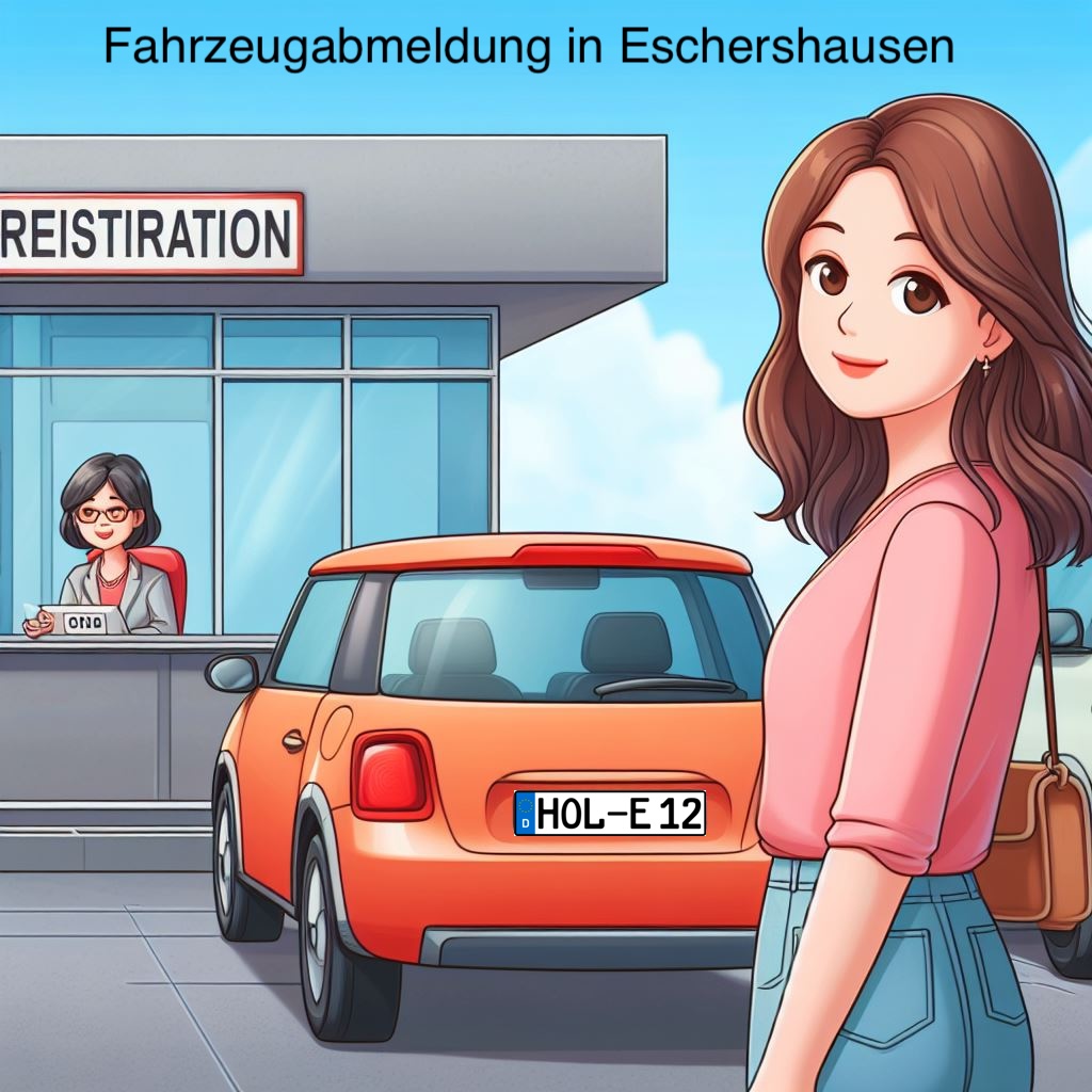 Fahrzeugabmeldung in Eschershausen