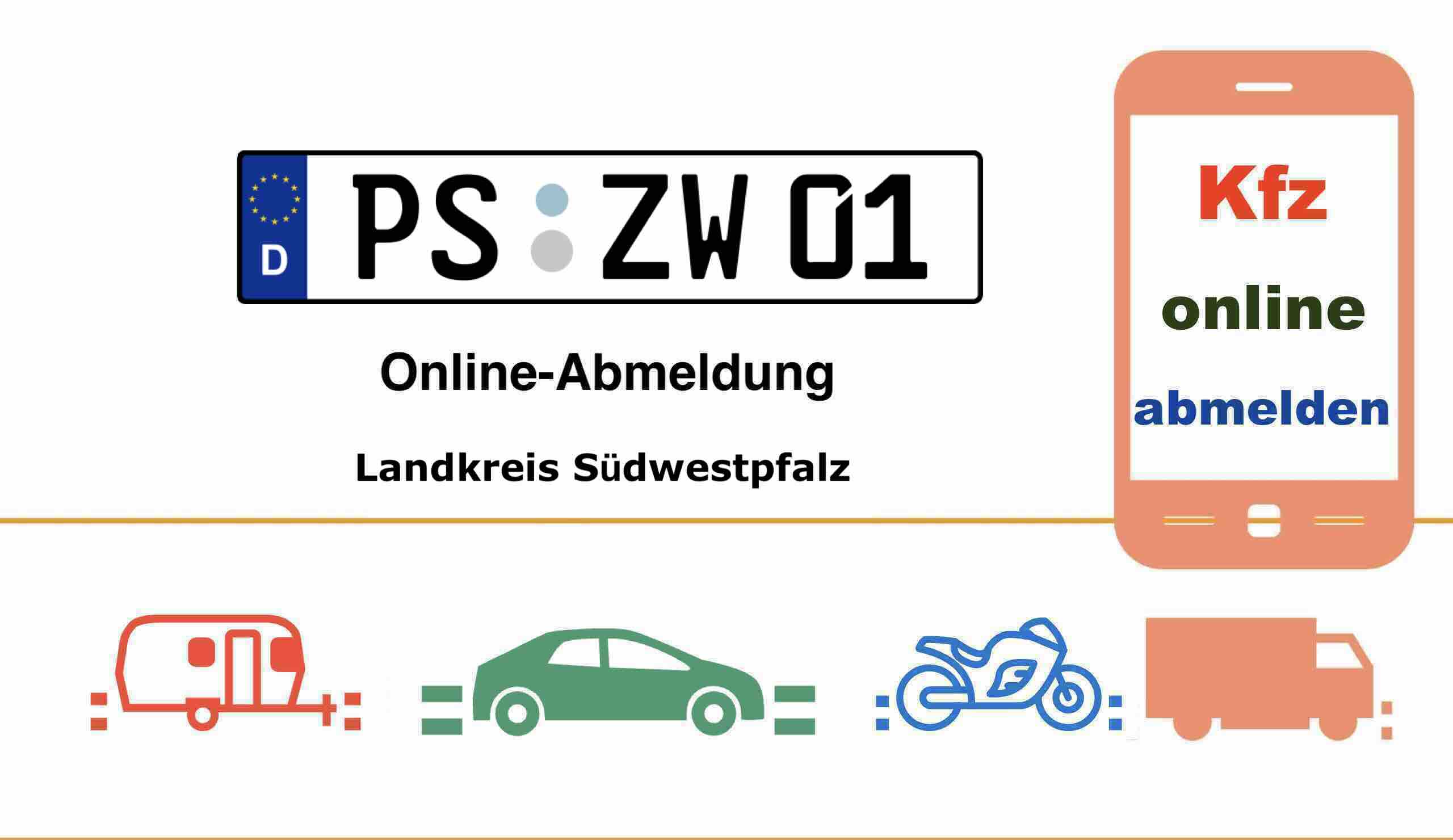 Kfz Online-Abmeldung im Landkreis Südwestpfalz 