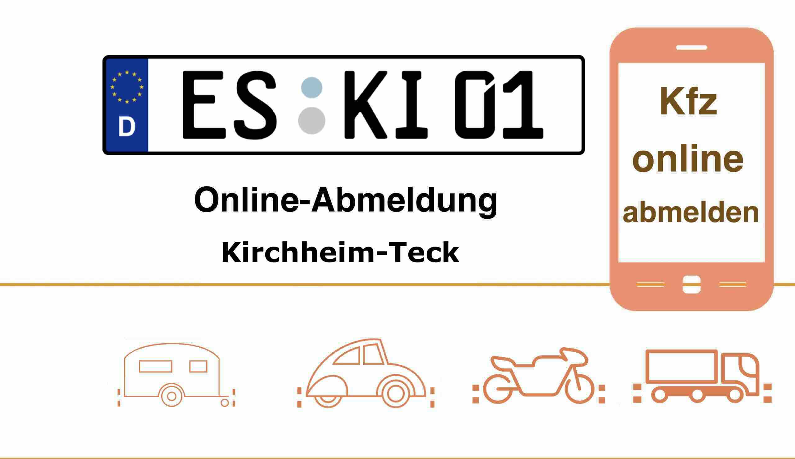 Internetbasierte Außerbetriebsetzung in Kirchheim-Teck