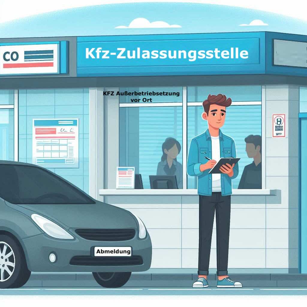 Kfz-Außerbetriebsetzung vor Ort